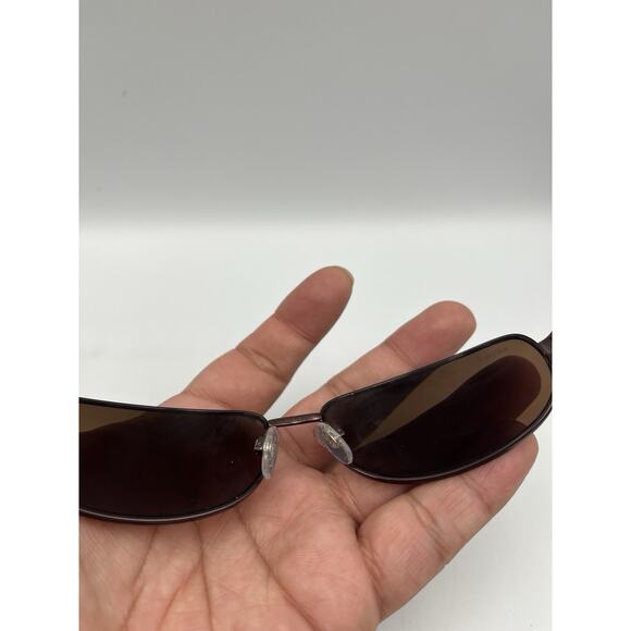 Revo Bronze Sports Wrap Metal Polarized Sunglasses - Picture 6 of 6